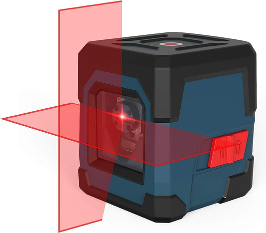 📐 RockSeed LV1 – Nivelă Laser cu Linii Orizontale și Verticale, Auto-Nivelare & Rotire 360° (IP54, Husă, Baterii Incluse)