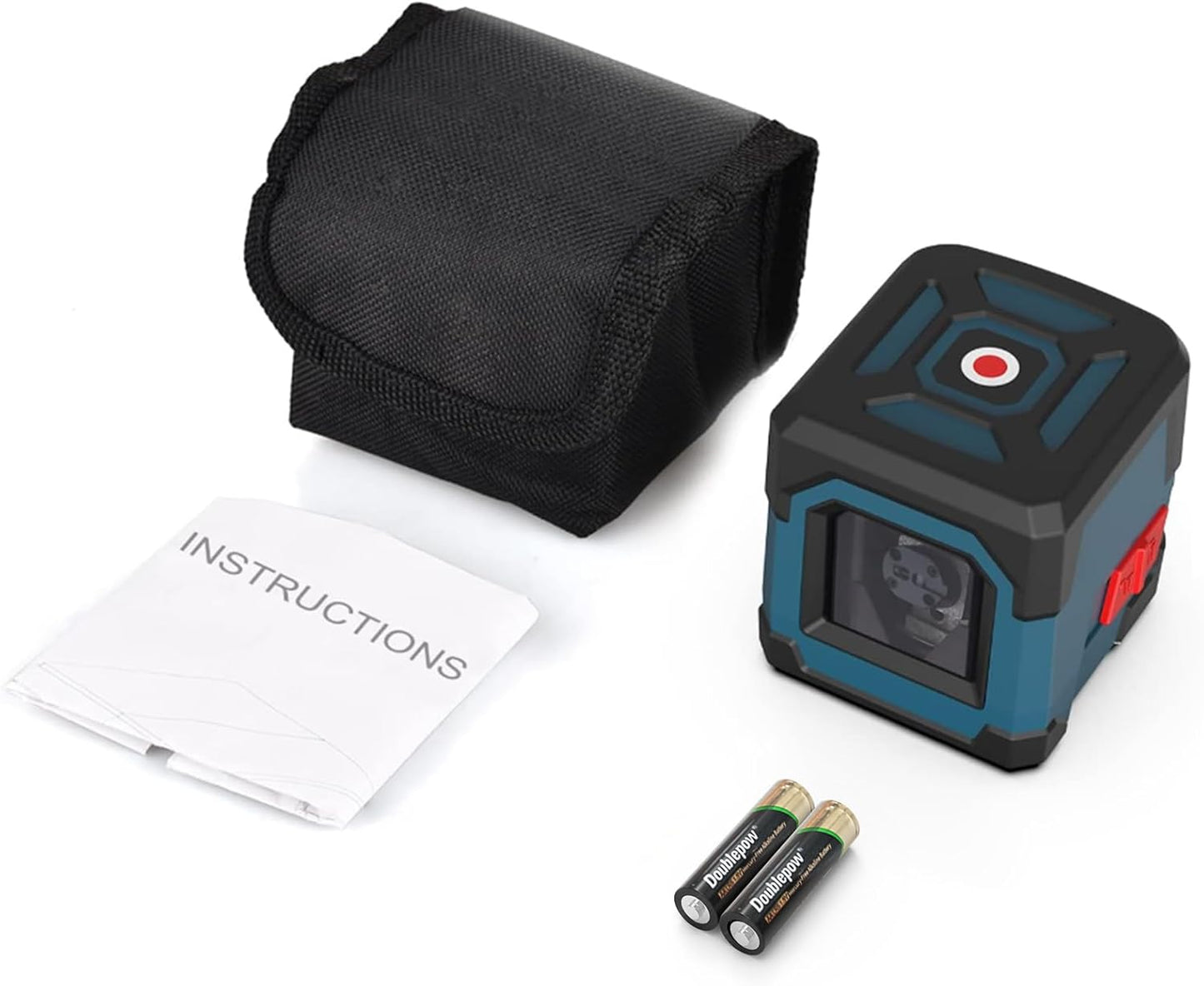 📐 RockSeed LV1 – Nivelă Laser cu Linii Orizontale și Verticale, Auto-Nivelare & Rotire 360° (IP54, Husă, Baterii Incluse)