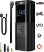 SERVOMASTER – Compresor Electric Portabil 150 PSI | Pompă Auto & Bicicletă, Baterie Reîncărcabilă, Display Digital, LED SOS