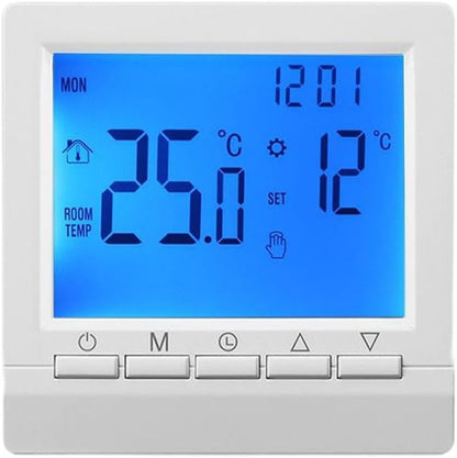 Termostat digital programabil SPORTARC – pentru centrală pe gaz, alimentare pe baterii, afișaj LCD, montaj pe perete