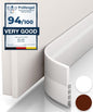 Vellure® Door Draft Stopper – Bandă de etanșare pentru partea de jos a ușii, silicon premium, 100 cm, alb