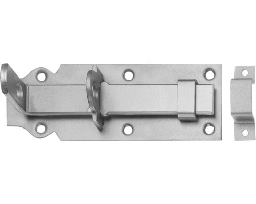 Zăvor metalic universal Alberts, 100×45 mm, oțel inoxidabil – pentru uși, porți și anexe